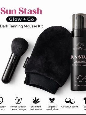 Sun Stash Glow + Go Complete Tanning Kit